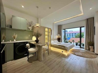 Căn hộ 1pn cao cấp ban công | full nội thất ngay khu tân định - q1