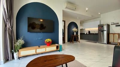 The habitat cho thuê căn hộ 2 phòng ngủ full nội thất - lh: lyly