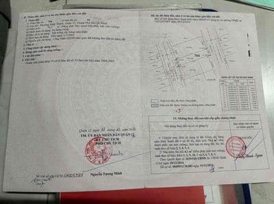 BÁN LÔ 2 MẶT TIỀN TRẦN QUANG CƠ Q12(gần ngã 3 đônb quang)