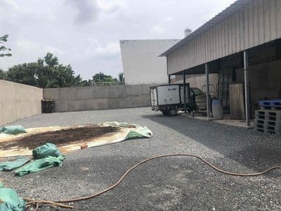 Cho Thuê Đất + Kho (Như Hình) DT:15x34=500m2 Đường xe Contenter vào