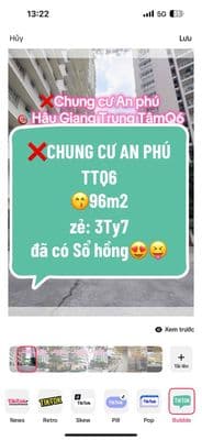 video căn hộ là thật 3,2ty có bớt có sổ hồng giá tốt Summer Square Q6