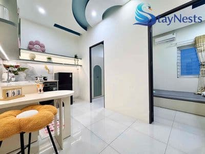 2PN - Cửa sổ thoáng có nội thất