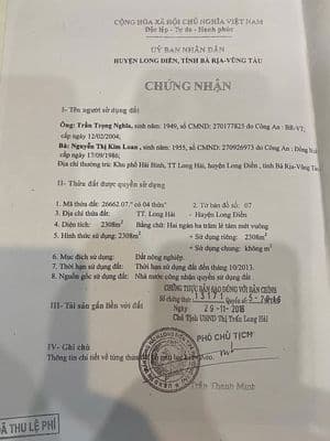 Bán đất đang làm quán ăn gia đình 2300m2, giá bán 23tỷ còn TL.