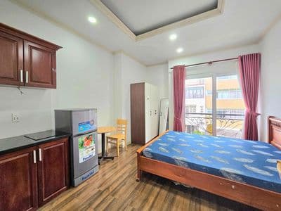 Căn hộ Studio full nội thất, Bancony thoáng mát tại Bình Thạnh