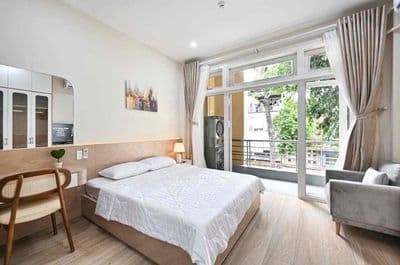Căn Hộ Cho Thuê 38m2 - Dự Án Mới - Full Nội Thất - Trung Tâm Q7