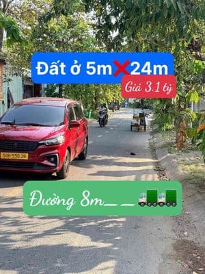 ĐẤT mặt tiền TÂN HIỆP ___ Diện tích 5 24 ful thổ cư ĐƯỜNG NHỰA