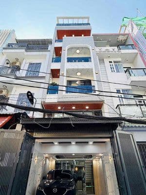 Siêu Phẩm Có Thang Máy Hẻm 8m 5PN.7WC Full Nội Thất