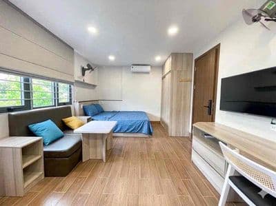 Cho Thuê Căn Hộ Studio Gần Cầu Bông Full Nội Thất Giáp Quận 1