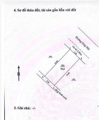 Đất Mặc Tiền Giáp Hải Đuòng 5m5 Khu Dân Trí Cao Sơn Trà Đà Nẵng Diện