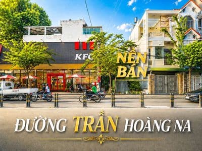 NỀN MẶT TIỀN ĐƯỜNG TRẦN HOÀNG NA ( CÓ 2 HẺM KỸ THUẬT)