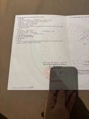 Cần tiền bán lô đất giá rẻ ở đường số 8 phường long phước quận 9
