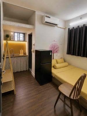 Căn Hộ Stu Cửa Sổ Trời Thoáng , Nội Thất Đầy Đủ , Giặt Sấy Free