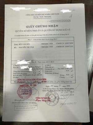 Giảm 500tr, cần bán gấp nhà nát CMT8, tân bình
