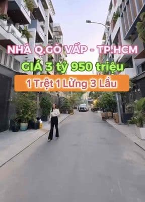 NHÀ PHỐ SIÊU ĐẸP CHỈ NHỈNH 3 TỶ NGAY KHU VIP BẬC NHẤT Q GÒ VẤP , TP HC