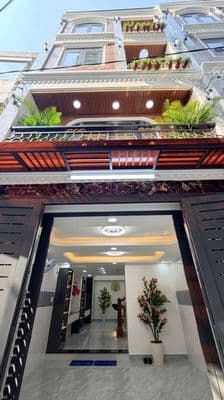 hơn 6 tỷ,nhà Quang Trung, 5 tầng, Hẻm lớn, oto đỗ cổng, 4x12m,nội nhập