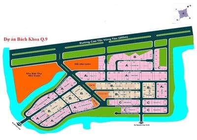 Cần bán 1 số nền đất sổ đỏ dự án Bách Khoa, Phú Hữu, Q9, sổ đỏ