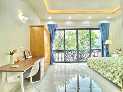 Căn hộ cho thuê siêu thoáng full nội thất sát Đại Học Tài Chính Quận 7