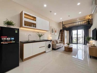 KHAI TRƯƠNG DỰ ÁN DUPLEX BAN CÔNG - STUDIO ĐẦY ĐỦ NỘI THẤT RỘNG 40m2