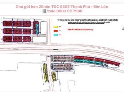 Chủ gửi hơn 20nền tái định cư 830E TT BẾN LỨC