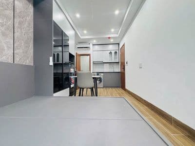 Studio full nội thất Hoàng Mai, có thang máy, ban công
