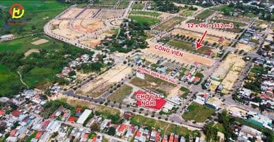 Chợ Lai Nghi : Bán lô đất 312 m²; view công viên; Giá chỉ 17 tr/m2