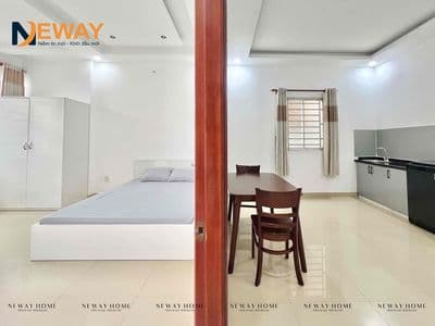 1PN TÁCH BẾP, BAN CÔNG FULL NỘI THẤT GẦN CÔNG VIÊN LÀNG HOA, MỚI 100%