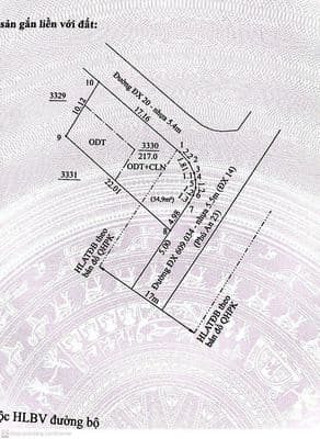 Bán đất Phú An 23, 217m2, 2.2 tỷ