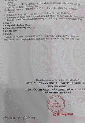 Bán đất mặt tiền nhựa Thạnh Quý, Thuận An