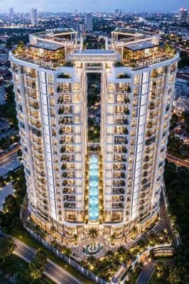 BÁN CĂN 2 PHÒNG NGỦ - CHUNG THIÊN QUÂN MARINA PLAZA CẦN THƠ