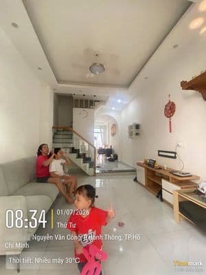 Cho thuê nhà Nguyễn văn Công-Gò Vấp.Dt 3.6x12- 1 Lầu- 2PN-2wc -14Tr/th