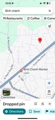 Cho thuê nhà nguyên căn đối diện chợ Bình Chánh sát cây xăng Thanh Lộc