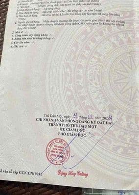 BÁN NHÀ 1TRÊT 2 LẦU ĐƯỜNG NHỰA 5M.phú hoà.tdm