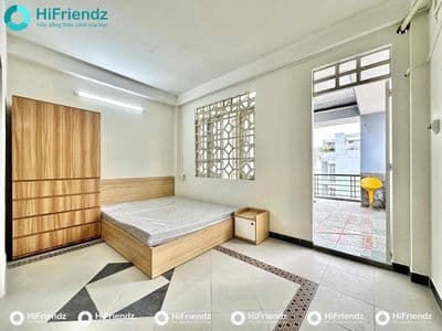 Penthouse 1PN tách bếp, bancol siêu rộng Full nội thất chỉ 6tr8
