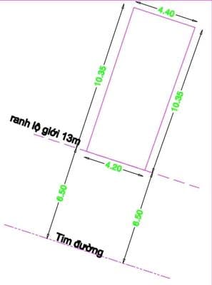 Mt lê cao lãng–tân phú–chỉ 6.75 tỷ tl dt: 4.2 x 10.5m (nở hậu 4.4m)