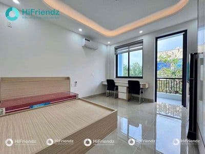 CHO THUÊ CĂN HỘ BAN CÔNG THOÁNG FULL NỘI THẤT NGAY VƯỜN LÀI
