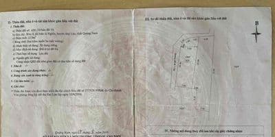 BÁN ĐẤT TẶNG NHÀ C4 trung tâm Thị Trấn Ái Nghĩa