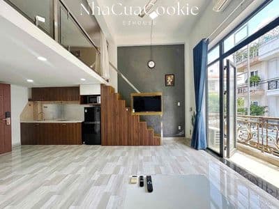 Khai trương căn hộ duplex nội thất cao cấp_máy giặt riêng_ban công