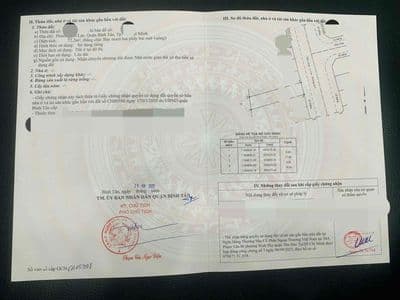 Đất phường An Lạc full thổ cư đang vay ngân hàng