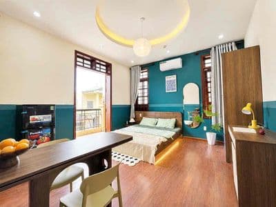 1 phòng ngủ bancol riêng 30m2 thoáng mát cuối dương quảng hàm