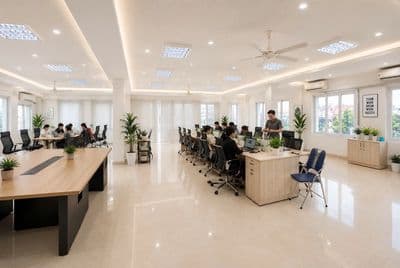 Cho thuê văn phòng nguyên sàn – mặt tiền trường sơn, tân bình