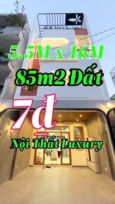 Bán nhà phố mới xây 85m² gần Gò Vấp, giá nhỉnh 7 tỷ