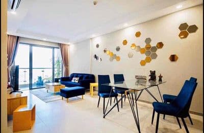 Căn hộ 2PN 2WC 92m2 đầy đủ nội thất THE GOLD VIEW