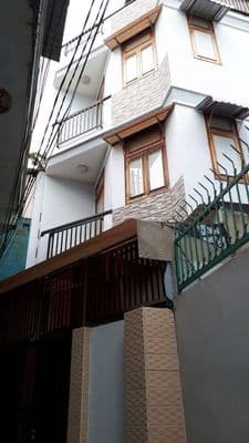 nhà Mới đẹp 2 lầu sân thượng 2pn 4vs nơ trang long p12 bình thạnh