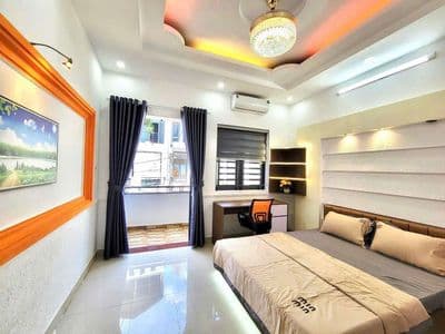 Studio 4x full nội thất ban công thoáng