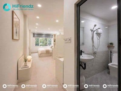 Căn Hộ Dịch Vụ Cao Cấp - Studio Cửa sổ trời full nội thất - Máy giặt