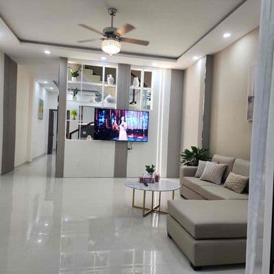 BÁN NHÀ MỚI ĐẸP 5x20m 4PN full nội thất- hồ học lãm An Lạc chỉ 7ty2