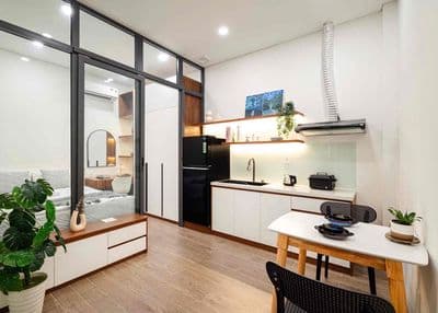 Căn 1 phòng ngủ tách bếp gần cv lê văn tám tân định quận 1