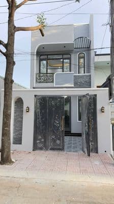 Bán nhà mỹ phước 1 trệt 1 lầu 3 phòng ngủ, 3wc, có sân đậu ô tô