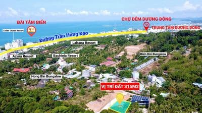 Bán gấp mảnh đất trần hưng đạo view biển dương đông phú quốc giá tốt