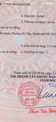 Bán nhà hẻm xe hơi cư xá Lam Sơn Nguyễn Oanh P17